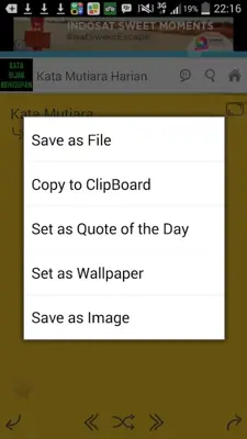 Kata Bijak Kehidupan Pilihan android App screenshot 0