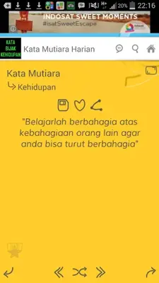 Kata Bijak Kehidupan Pilihan android App screenshot 1